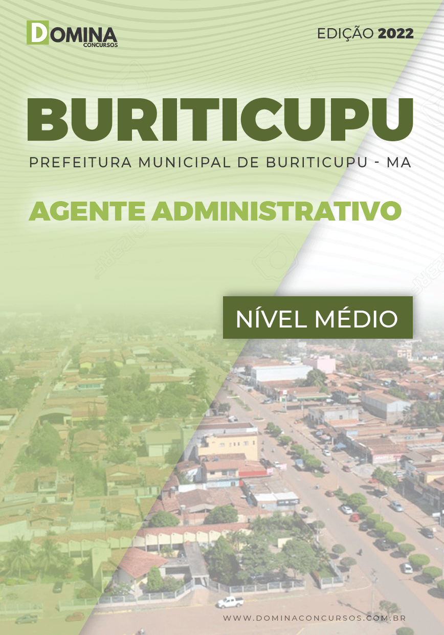 Apostila Pref Buriticupu MA 2022 Agente Administrativo