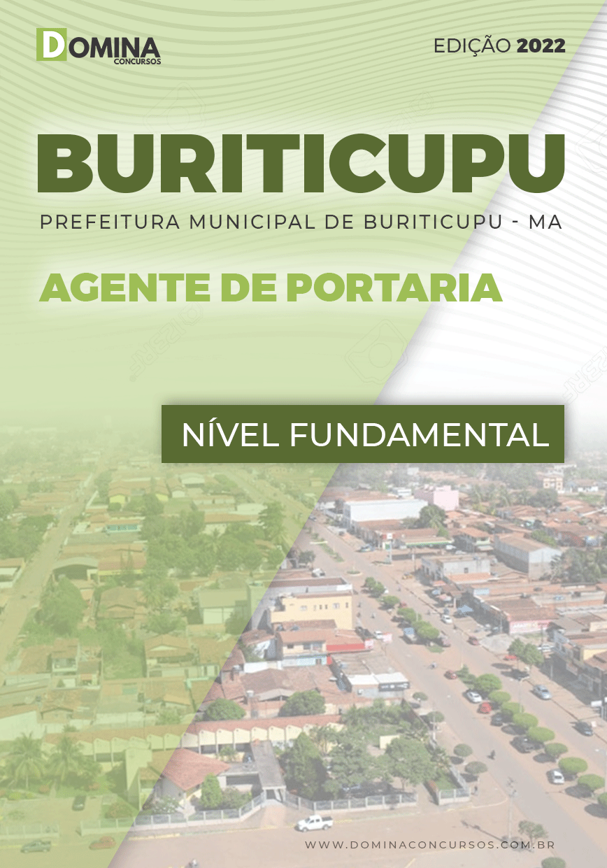 Apostila Concurso Pref Buriticupu MA 2022 Agente Portaria