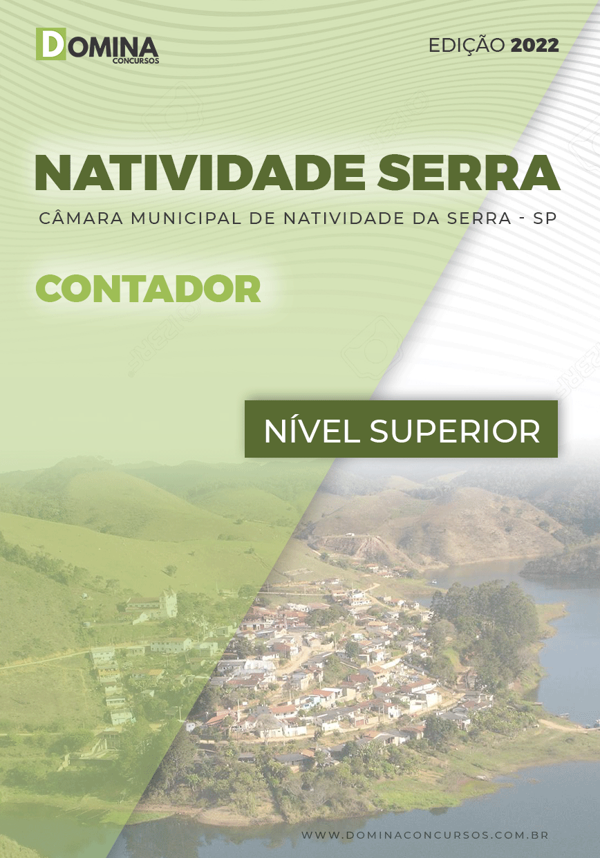 Apostila Câmara Natividades Serra SP 2022 Contador