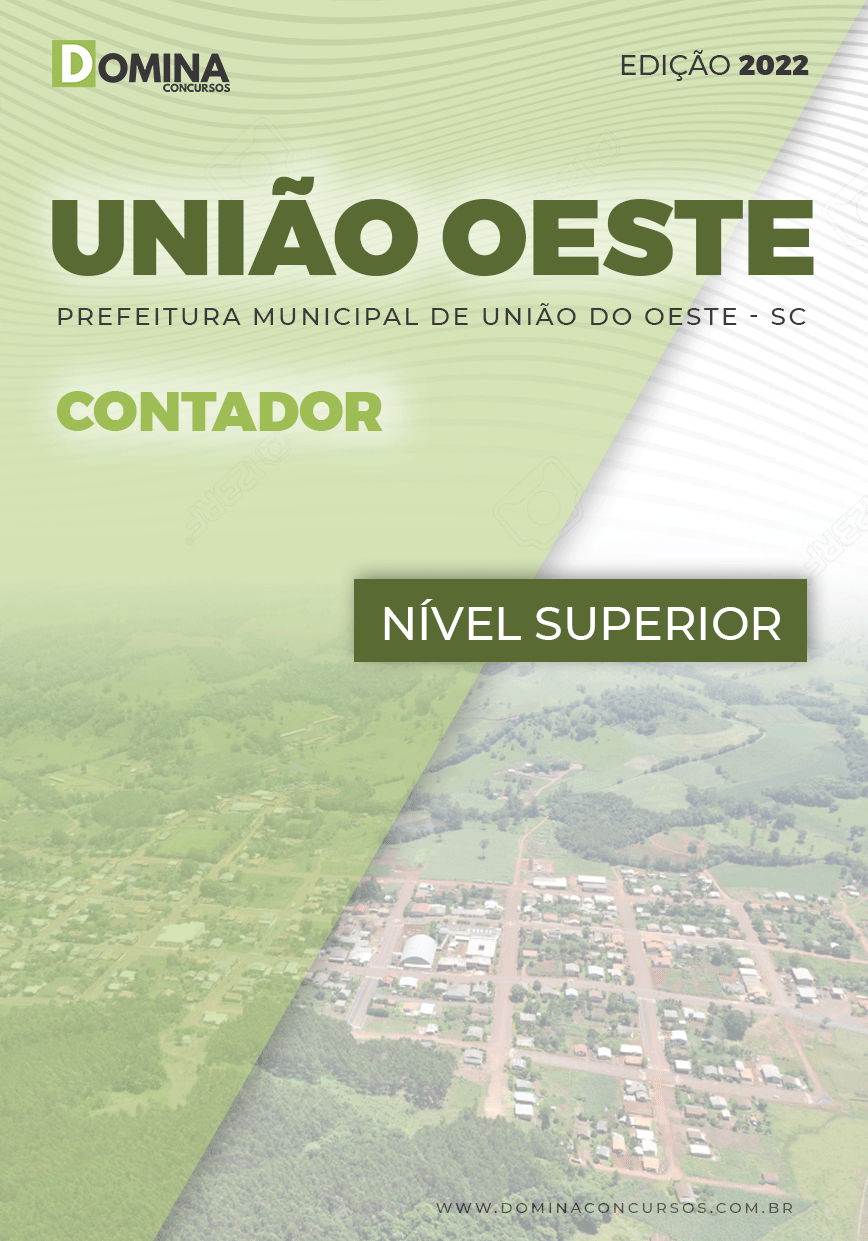 Apostila Concurso Pref União Oeste SC 2022 Contador