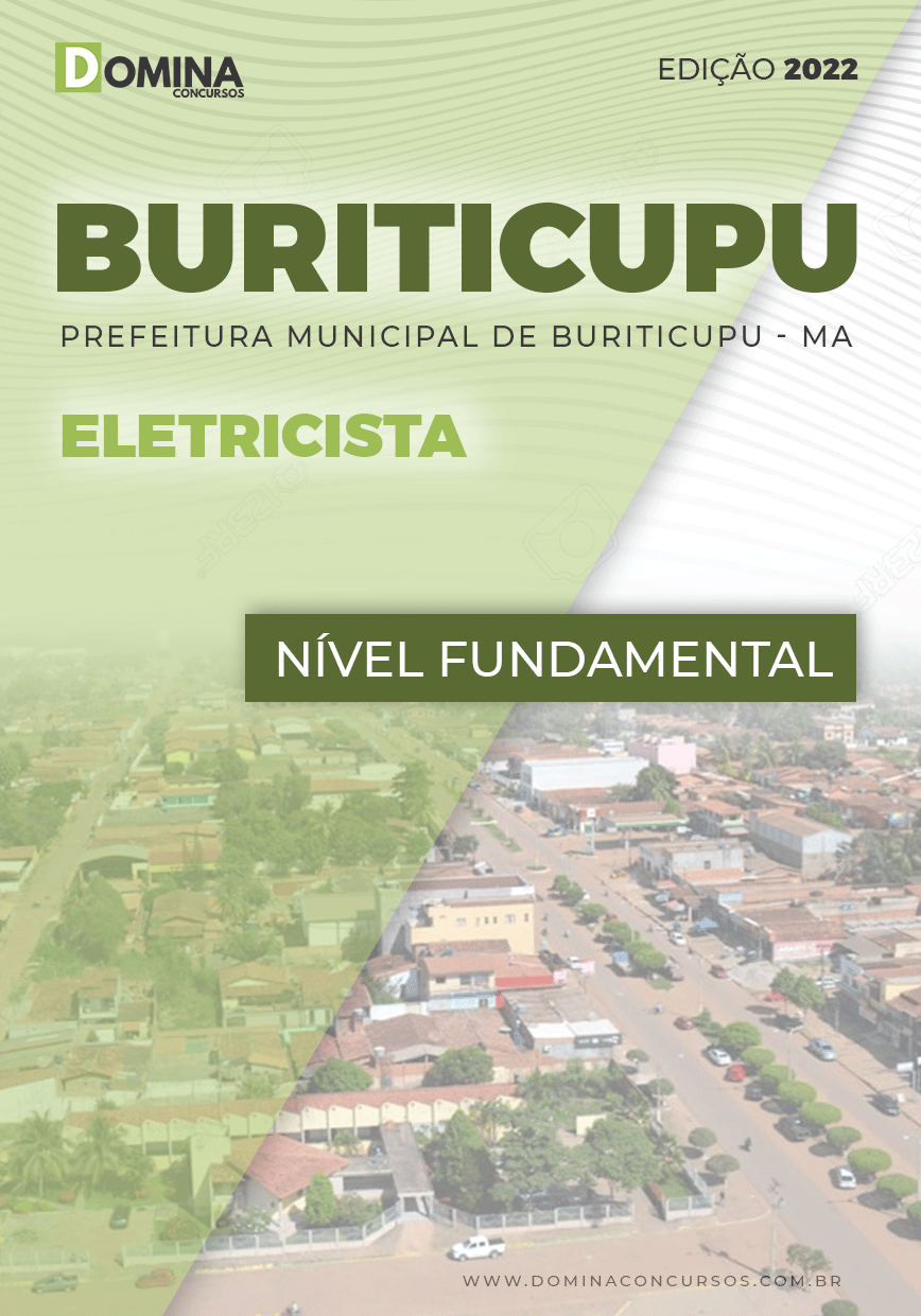 Apostila Concurso Pref Buriticupu MA 2022 Eletricista