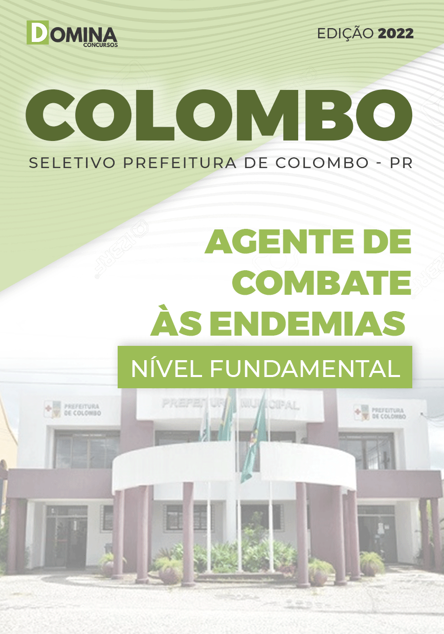 Apostila Pref Colombo PR 2022 Agente Combate Endemias