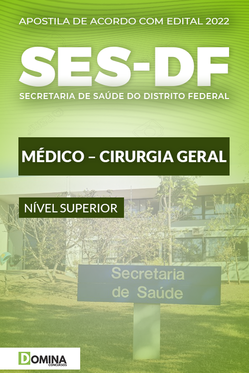 Apostila Concurso SES DF 2022 Médico Cirurgião Geral