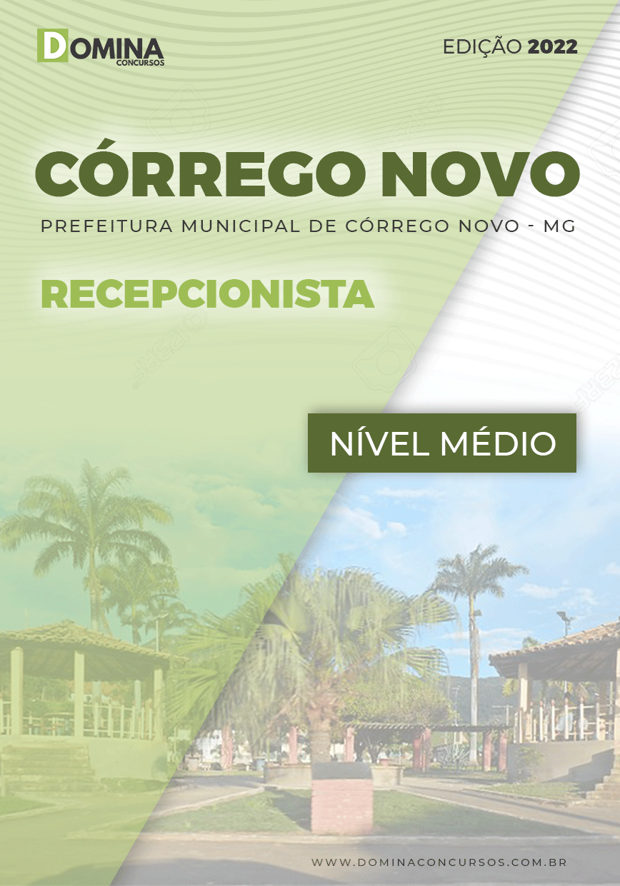 Apostila Concurso Pref Córrego Novo MG Recepcionista