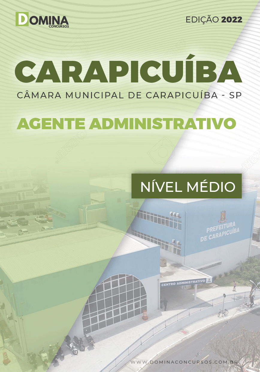 Apostila Câmara Carapicuíba SP 2022 Agente Administrativo