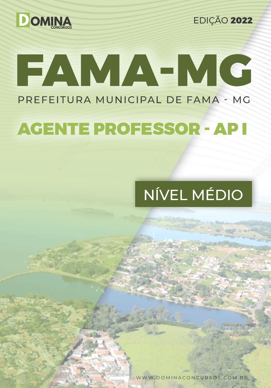 Apostila Pref Fama MG 2022 Agente Professor AP I