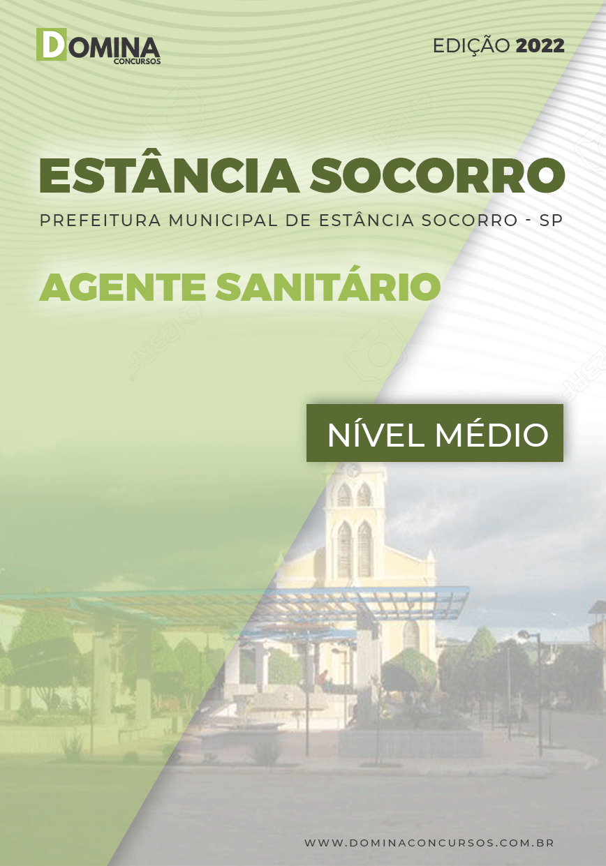 Apostila Pref Estância Socorro SP 2022 Agente Sanitário