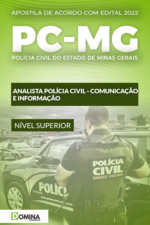 Apostila PC MG 2022 Analista Comunicação e Informação