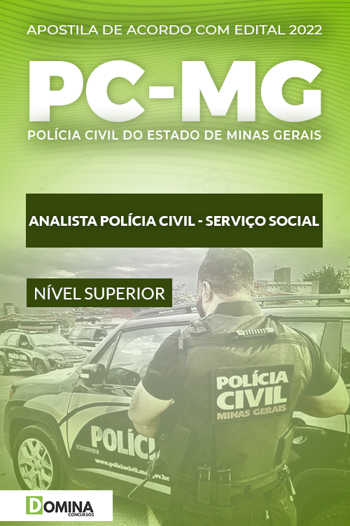 CONCURSO PC MG  LEI ORGÂNICA DA POLÍCIA CIVIL DE MINAS GERAIS 