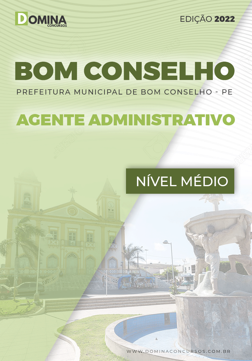 Apostila Pref Bom Conselho PE 2022 Agente Administrativo