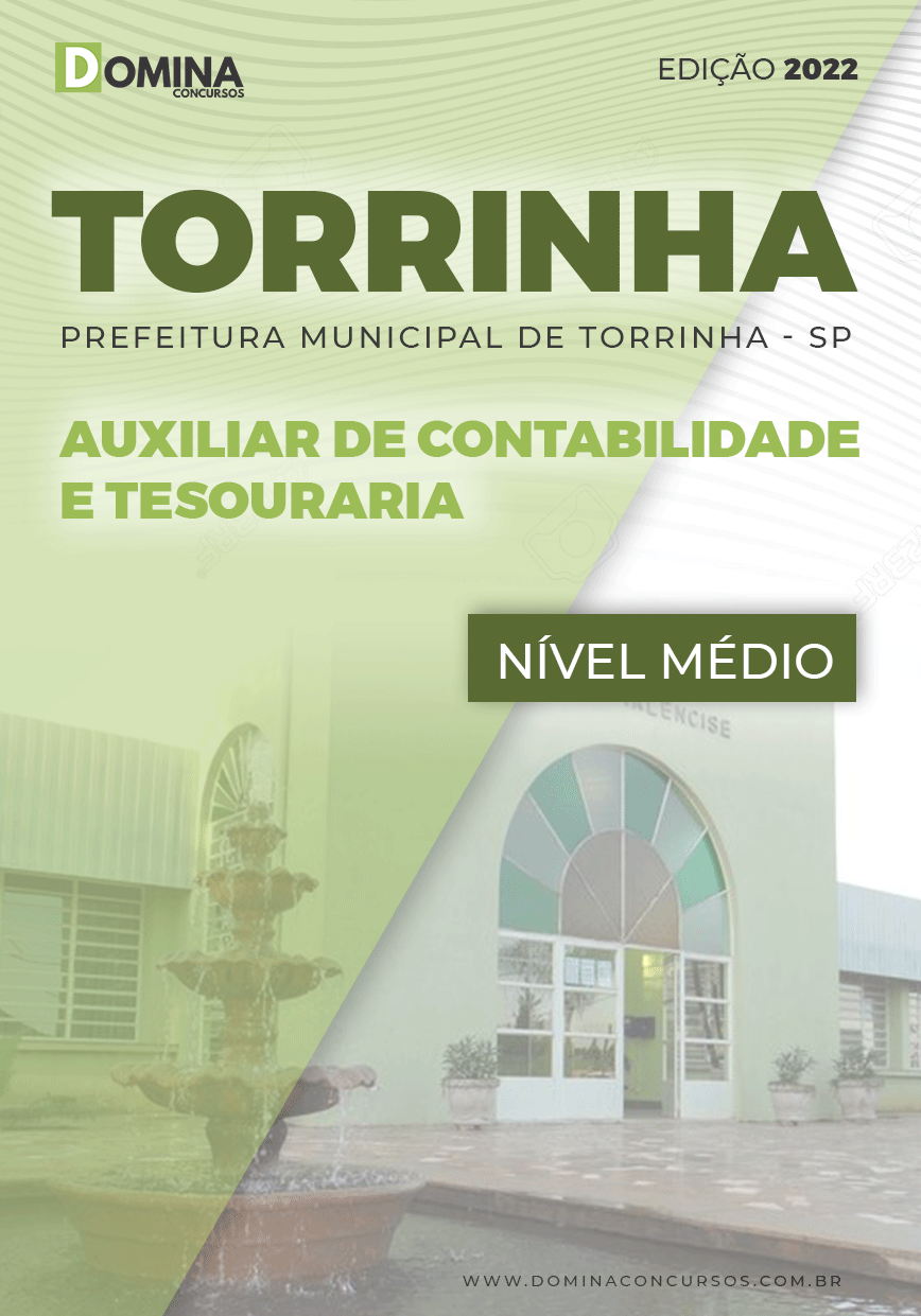 Apostila Pref Torrinha SP 2022 Aux. Contabilidade Tesouraria