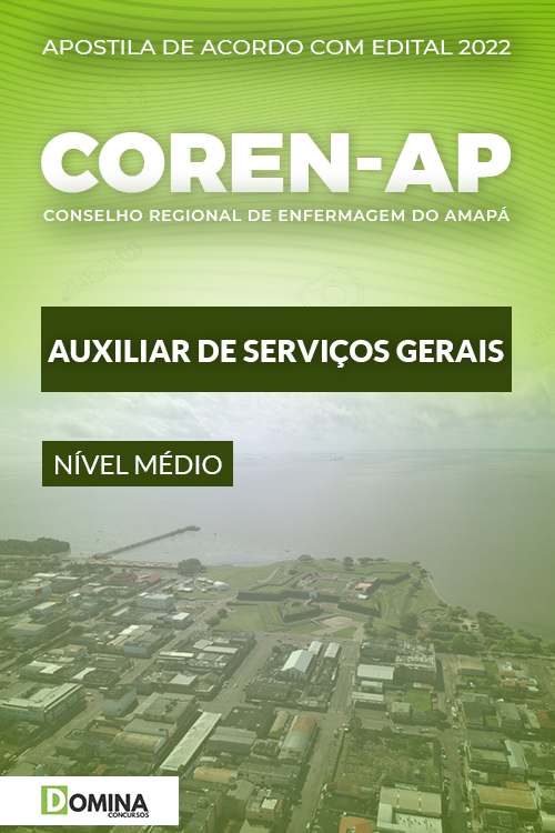 Apostila COREN AP 2022 Auxiliar de Serviços Gerais