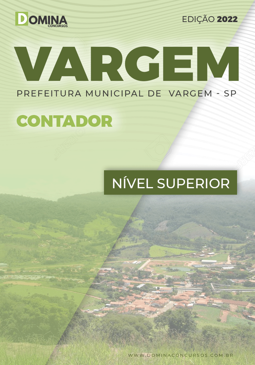 Apostila Digital Concurso Pref Vargem SP 2022 Contador