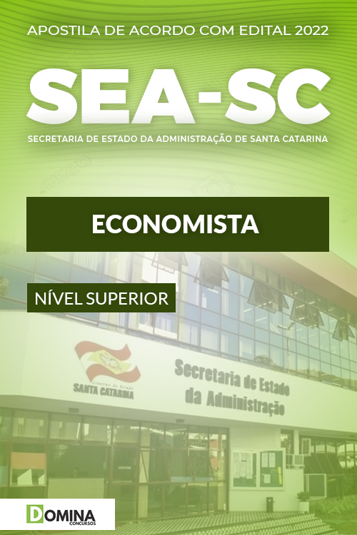 Apostila Digital Concurso SEA SC 2022 Economista