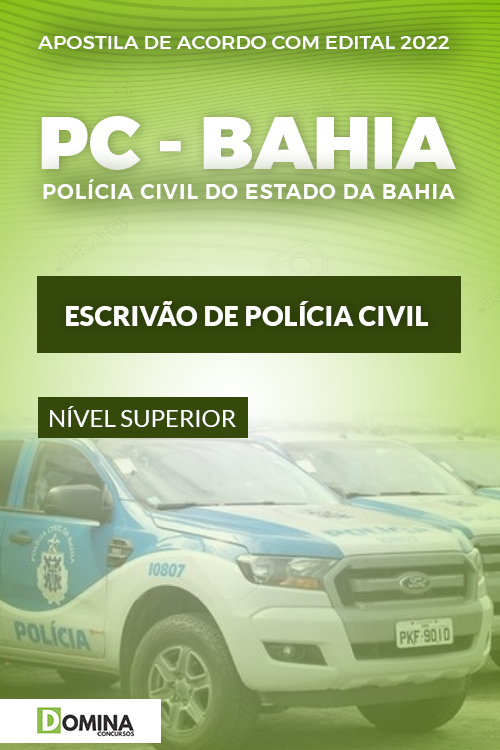 Apostila Concurso PC BA 2022 Escrivão de Polícia