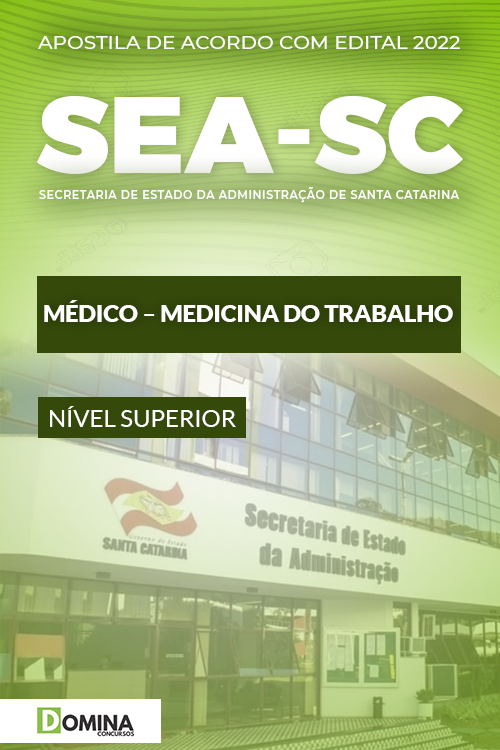 Apostila SEA SC 2022 Médico Perito Medicina Trabalho