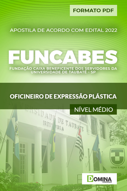 Apostila Funcabes SP 2022 Oficineiro Expressão Plástica