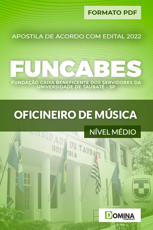 Apostila Digital Funcabes SP 2022 Oficineiro Música