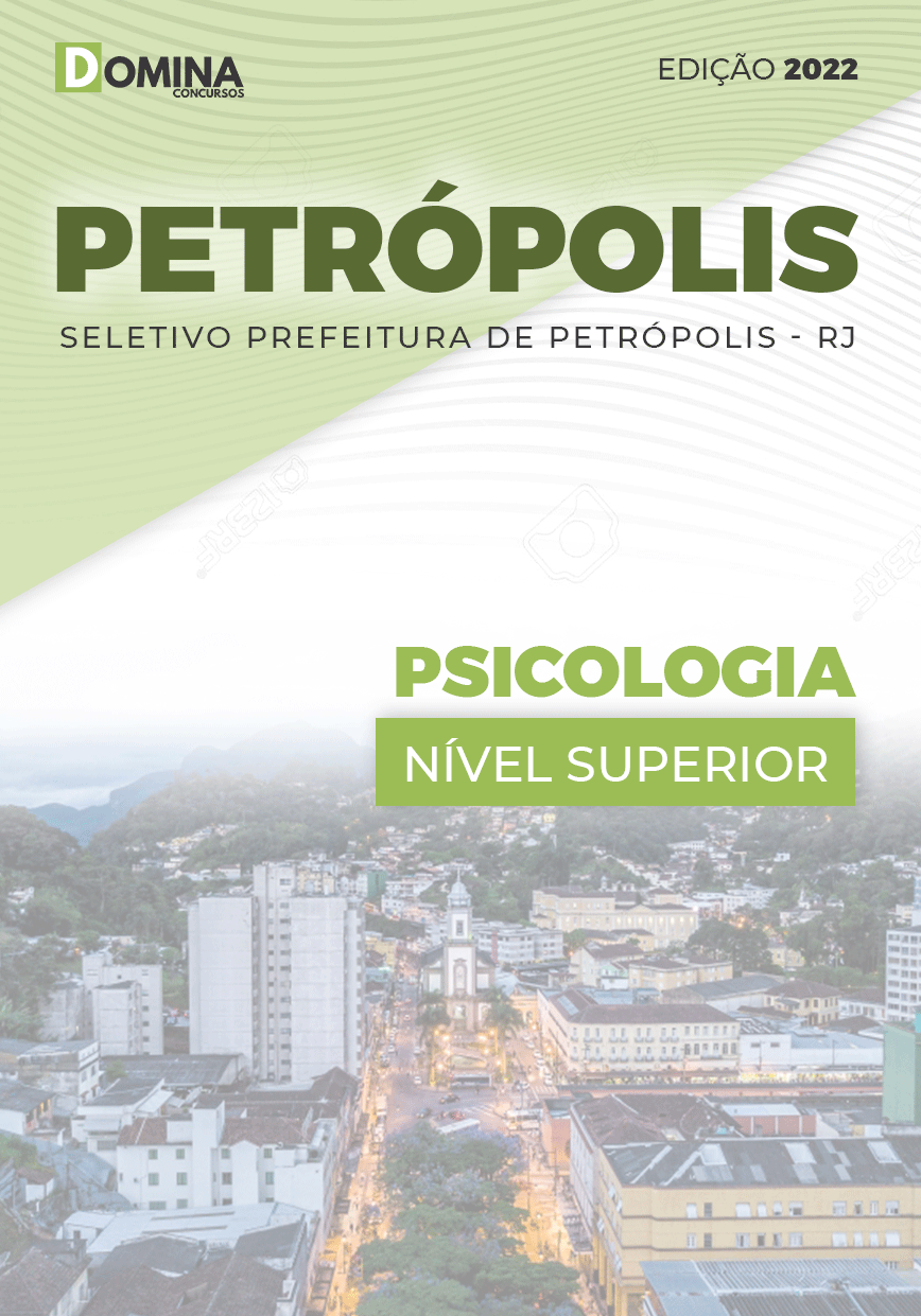 Apostila Seletivo Pref Petrópolis RJ 2022 Psicologia