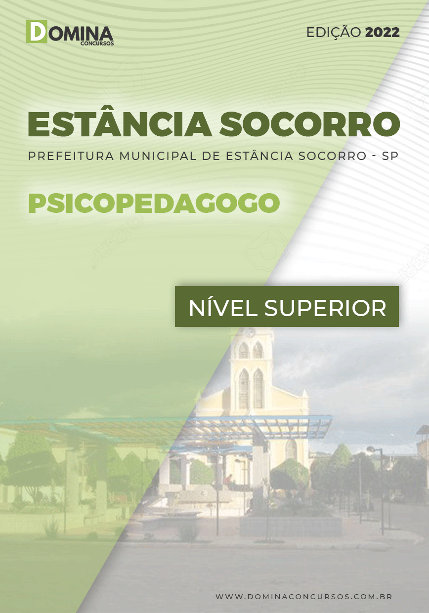 Apostila Pref Estância Socorro SP 2022 Psicopedagogo