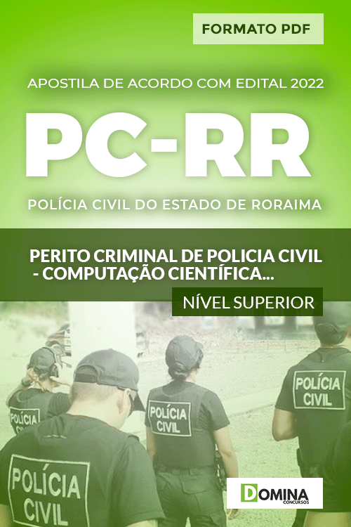 Apostila PC RR 2022 Perito Criminal Computação Cientifica