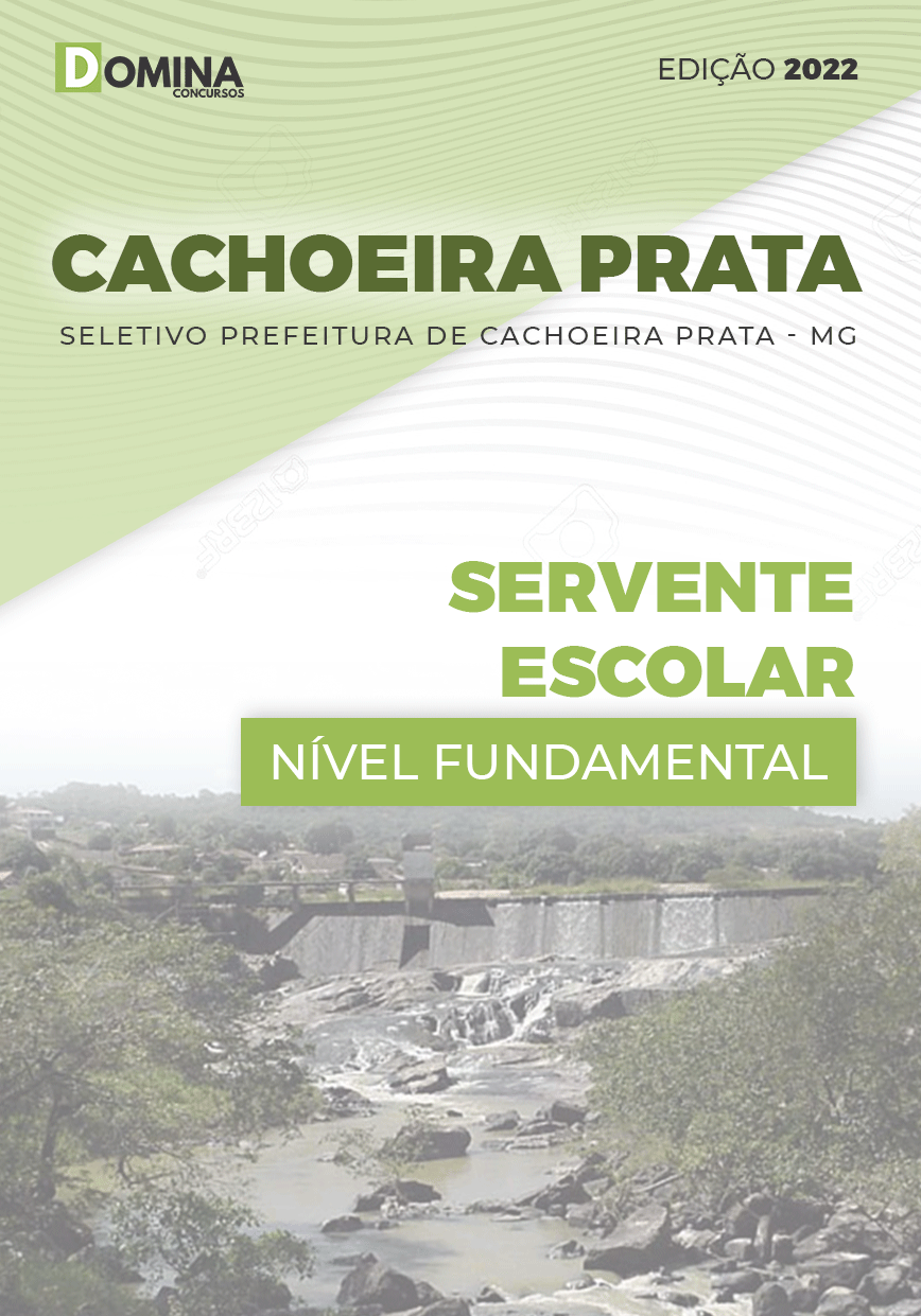 Apostila Pref Cachoeira Prata MG 2022 Servente Escolar