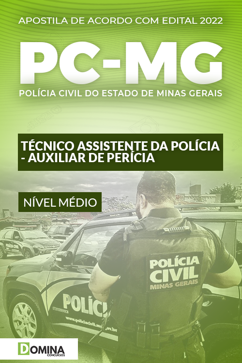 Apostila PC MG 2022 Técnico Auxiliar de Perícia Dentista