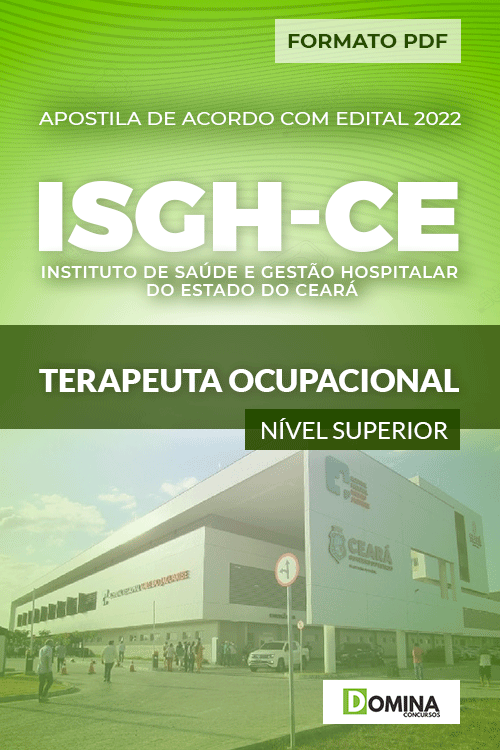 Apostila Concurso ISGH CE 2022 Terapeuta Ocupacional