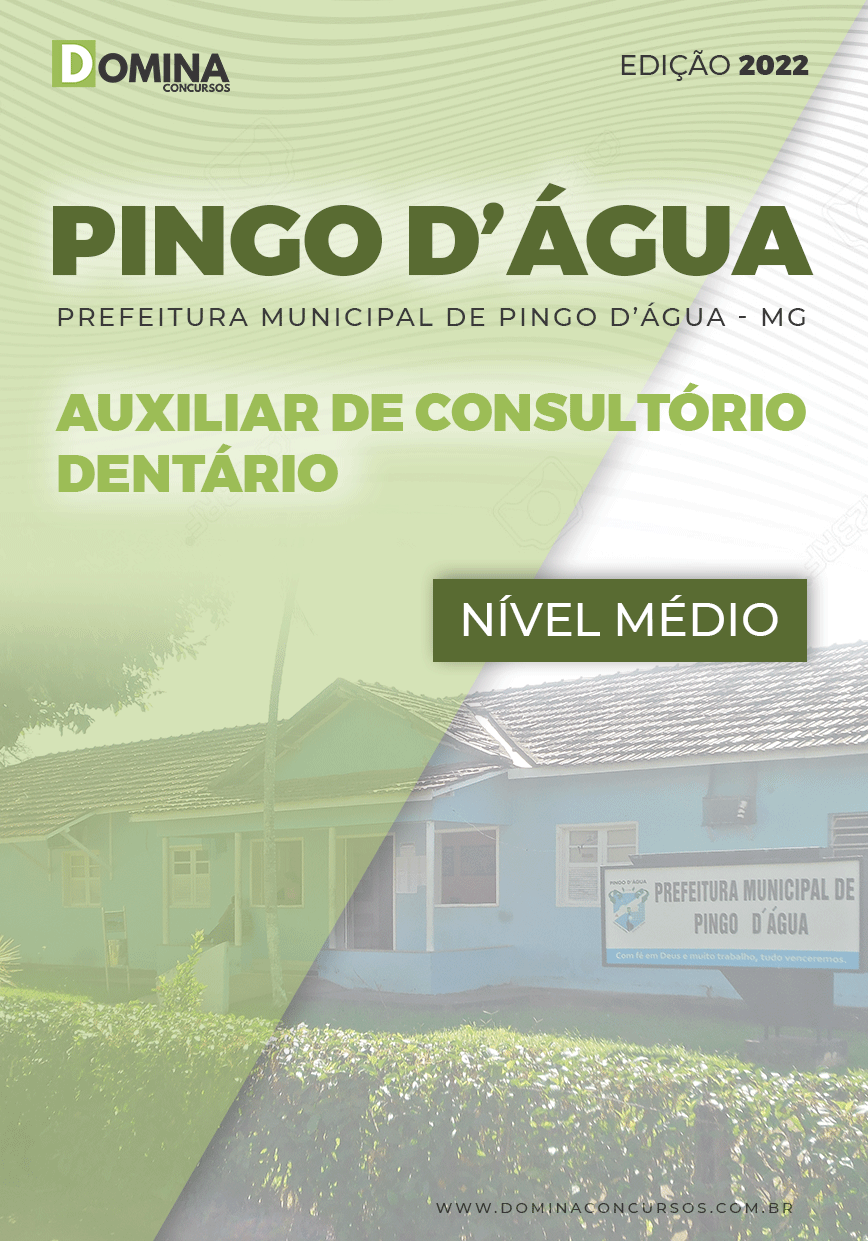 Apostila ISS Pingo D'Água MG 2022 Auxiliar Consultório Dentário