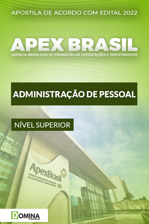 Apostila Concurso ApexBrasil 2022 Administração de Pessoal