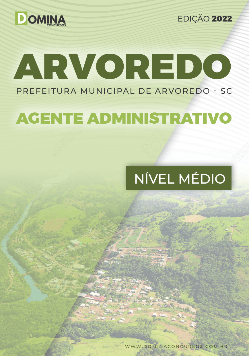 Apostila Concurso Pref Arvoredo SC 2022 Agente Administrativo