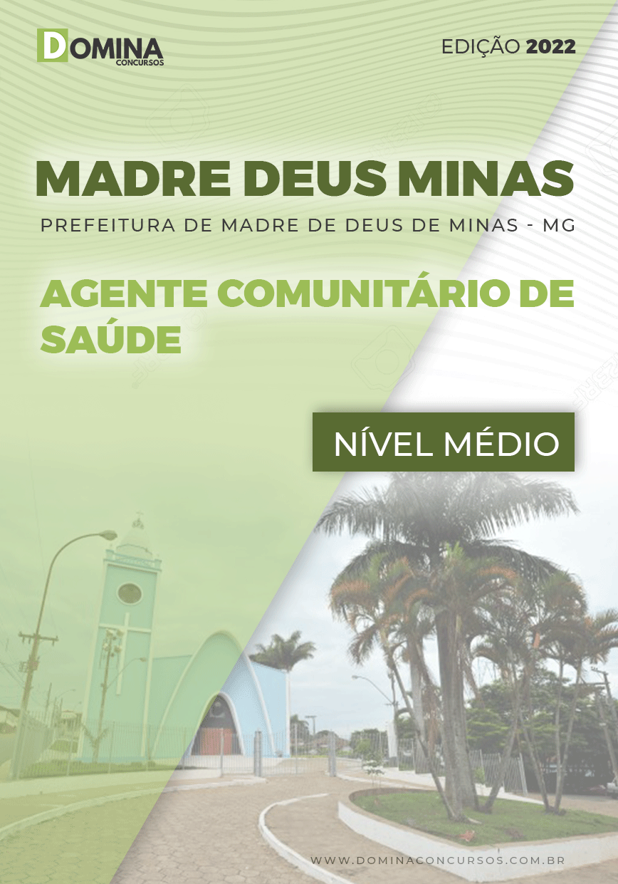 Apostila Pref Madre Deus Minas MG 2022 Agente Com. Saúde