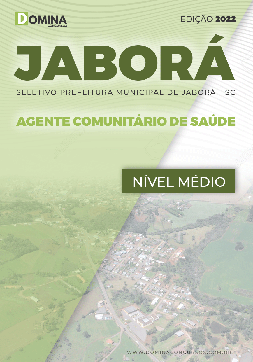 Apostila Pref Jaborá SC 2022 Agente Comunitário Saúde