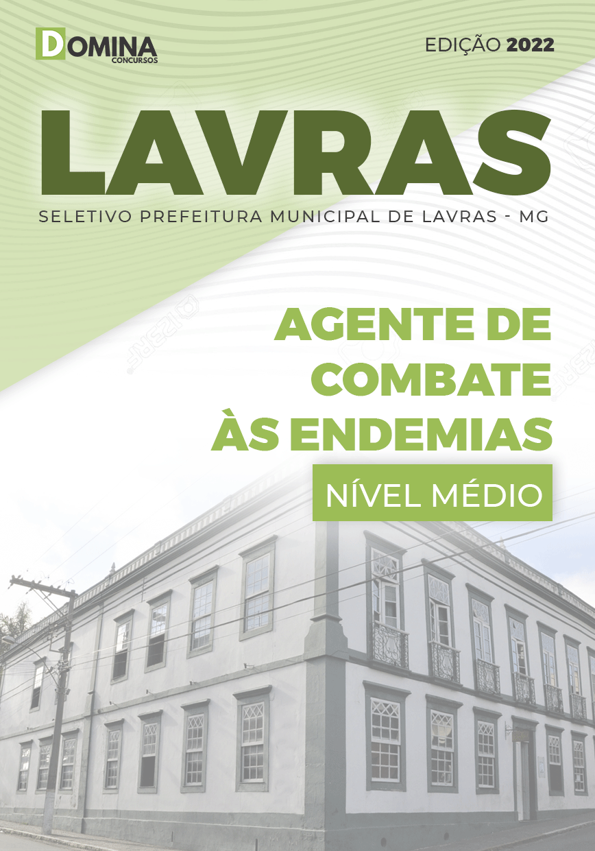 Apostila Pref Lavras MG 2022 Agente Combate Endemias