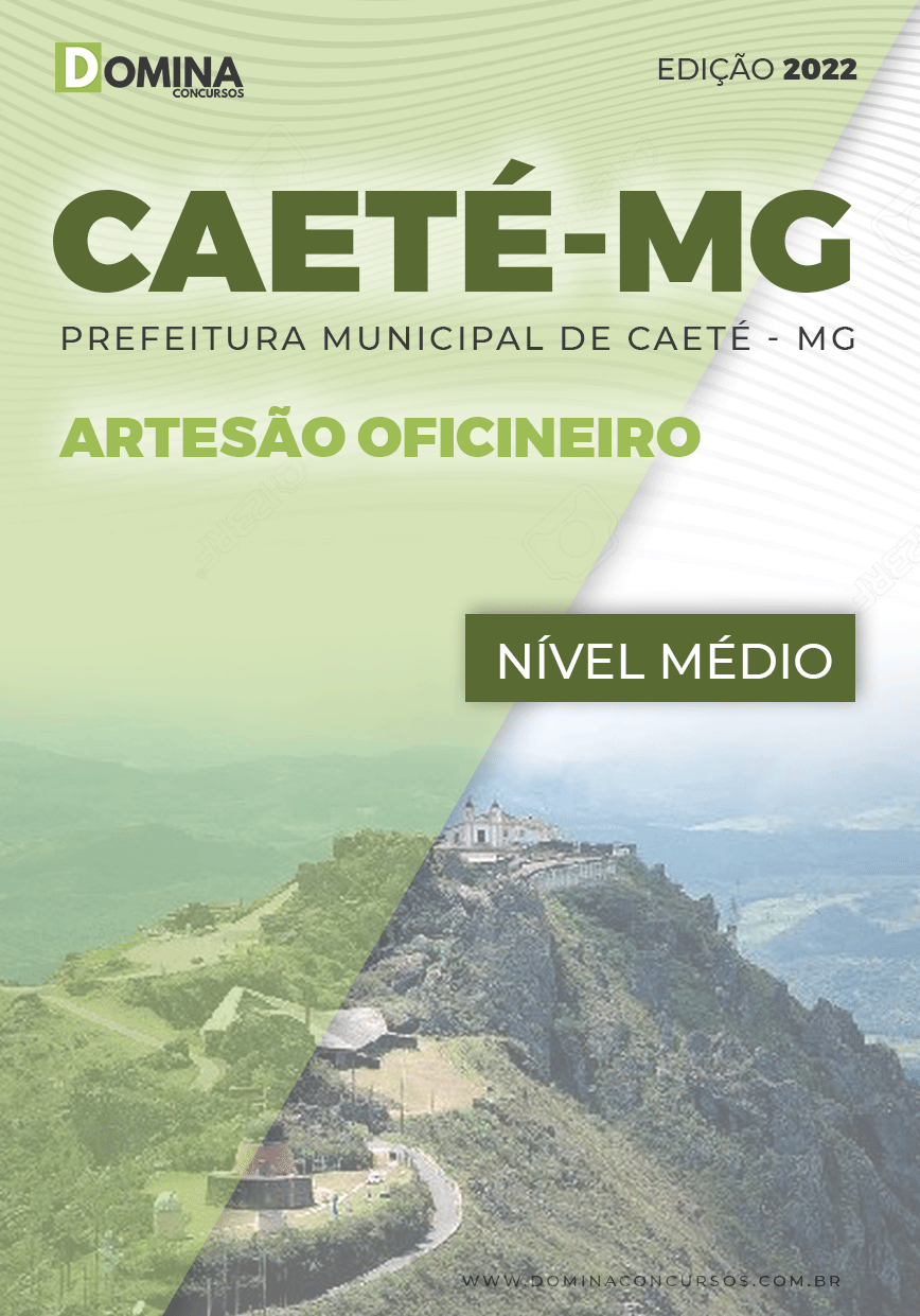 Apostila Seletivo Pref Caeté MG 2022 Artesão Oficineiro