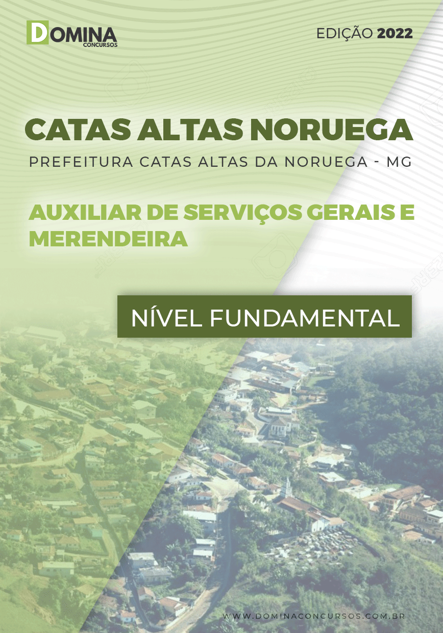 Apostila Pref Catas Altas Noruega MG 2022 Aux. Serviços Gerais