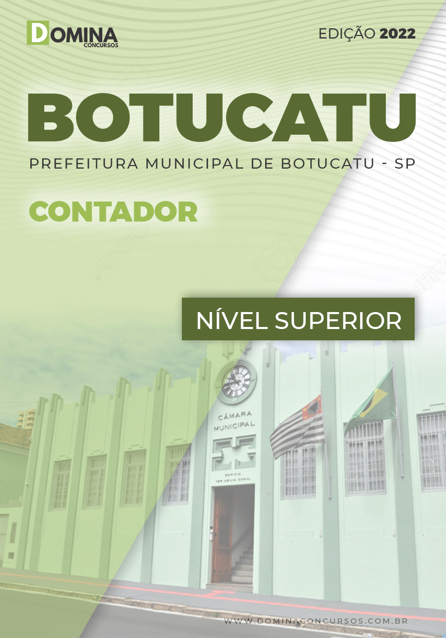 Apostila Concurso Câmara Botucatu SP 2022 Contador