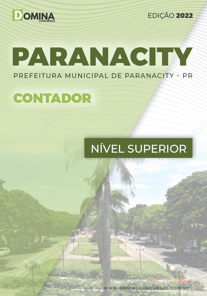 Apostila Concurso Pref Paranacity PR 2022 Contador