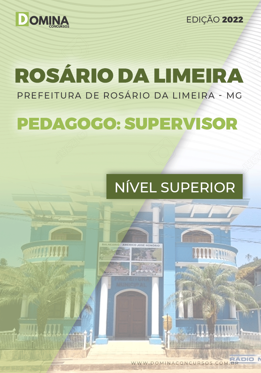 Apostila Pref Rosário Limeira MG 2022 Pedagogo Supervisor