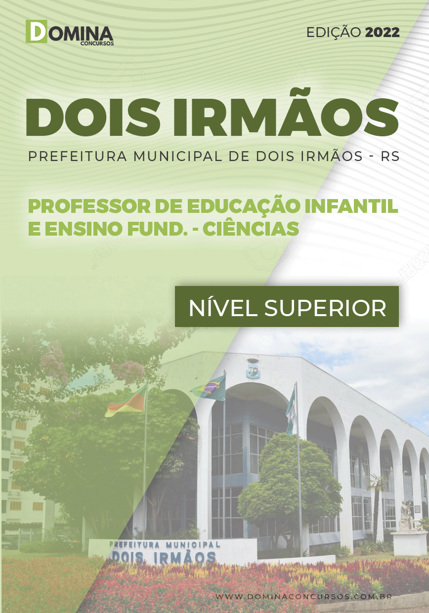 Apostila Concurso Pref Dois Irmãos RS 2022 Professor de Ciências