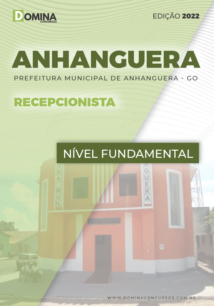 Apostila Digital Pref Anhanguera GO 2022 Recepcionista