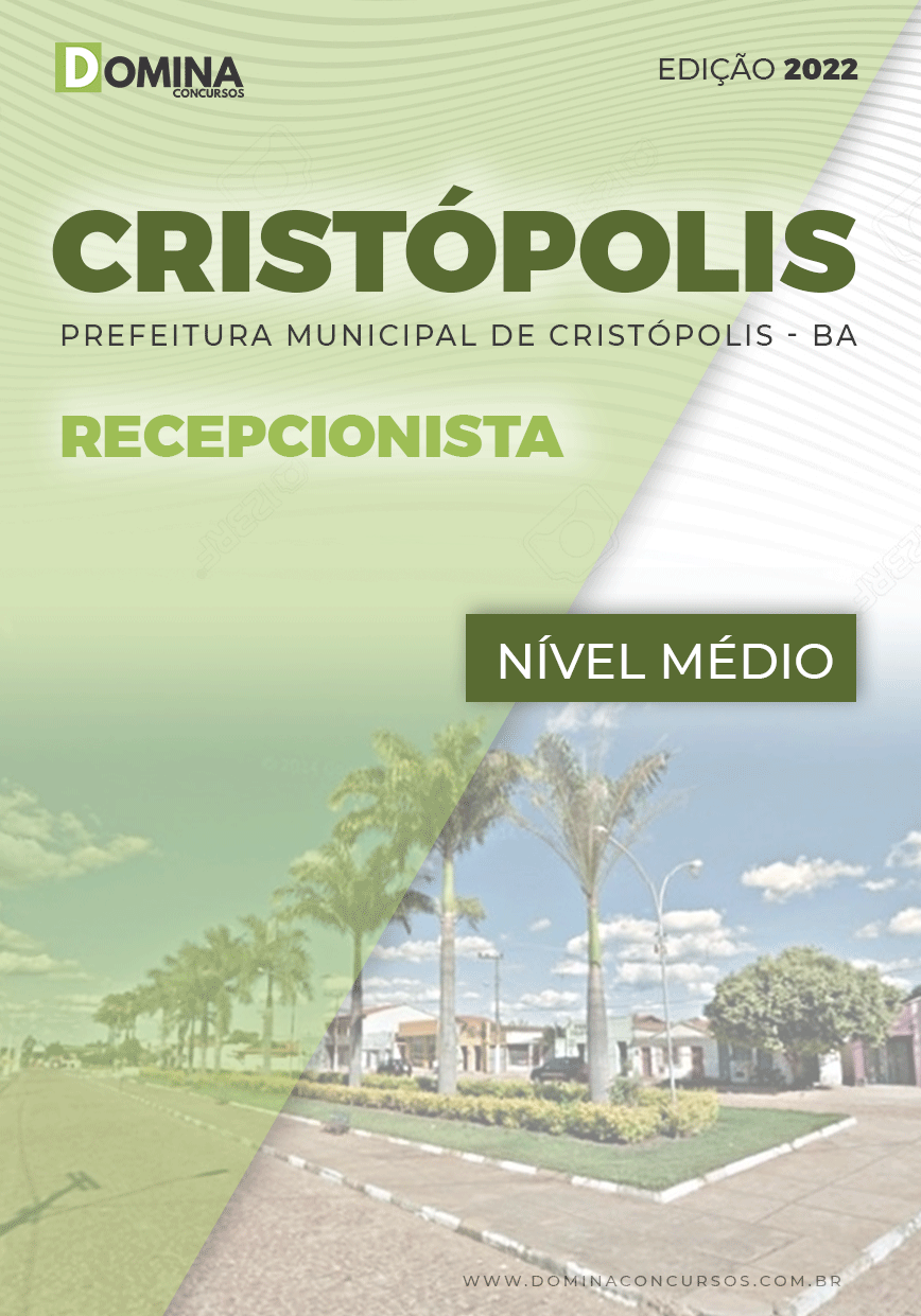 Apostila Digital Pref Cristópolis BA 2022 Recepcionista