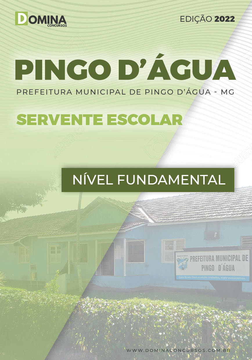 Apostila ISS Pingo D'Água MG 2022 Servente Escolar