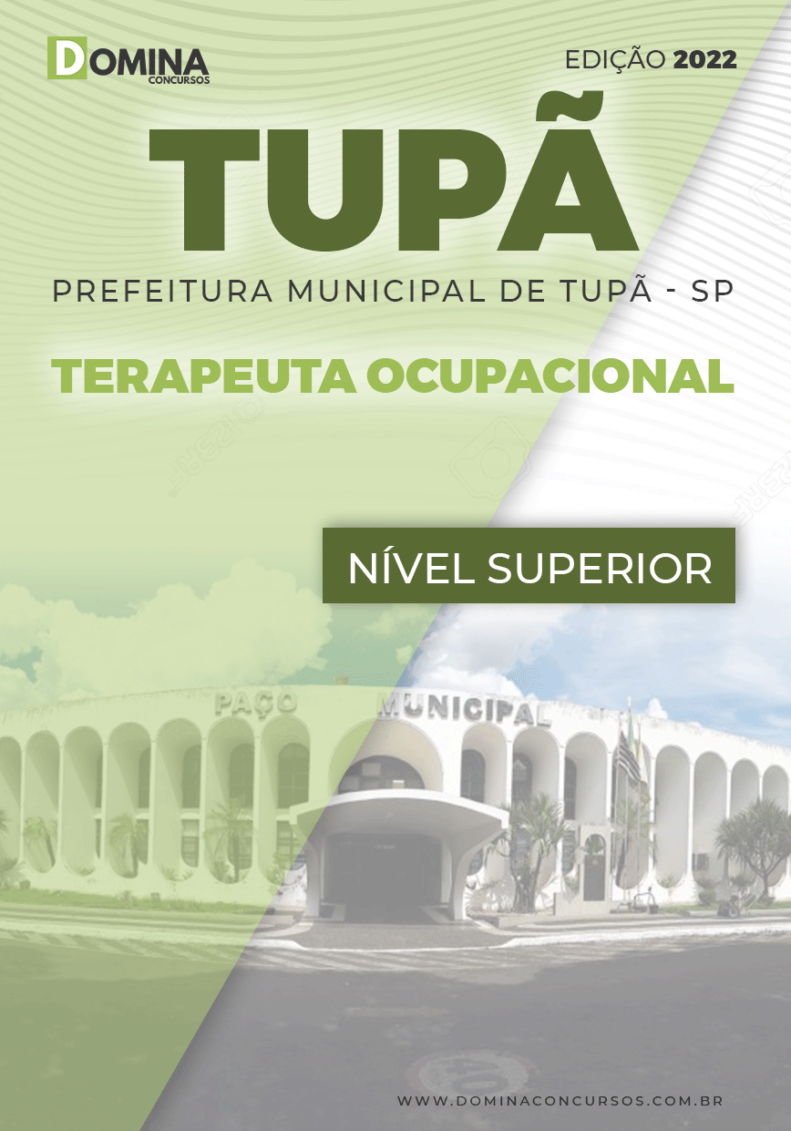 Apostila Concurso Pref Tupã SP 2022 Terapeuta Ocupacional