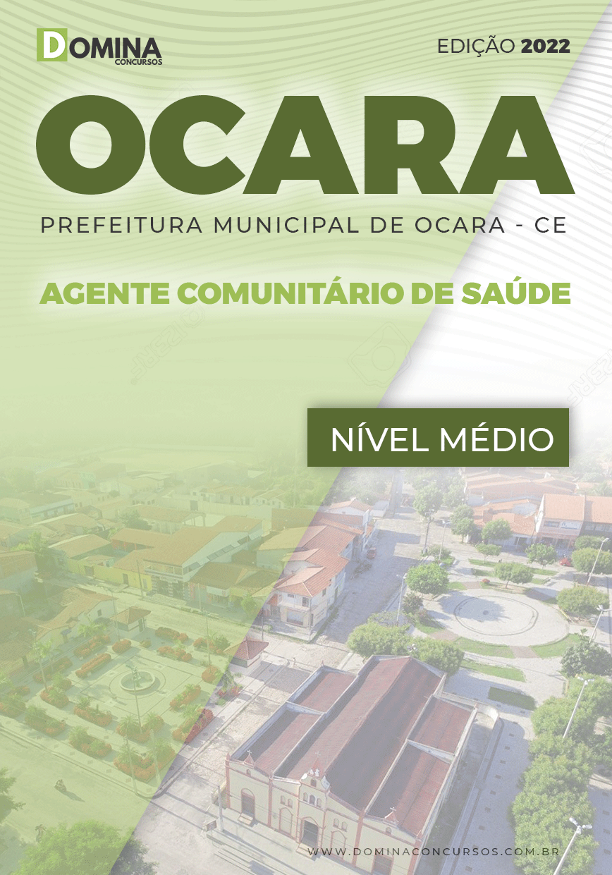 Apostila Pref Ocara CE 2022 Agente Comunitário Saúde