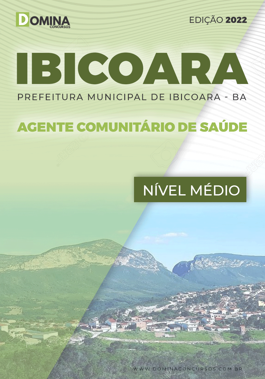 Apostila Pref Ibicoara BA 2022 Agente Comunitário de Saúde