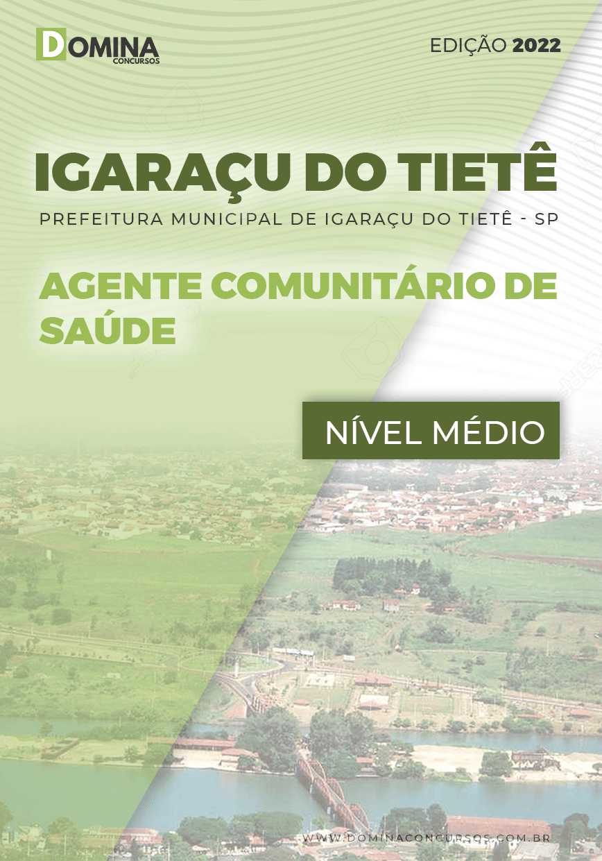 Apostila Pref Igaraçu Tietê SP 2022 Agente Comunitário Saúde