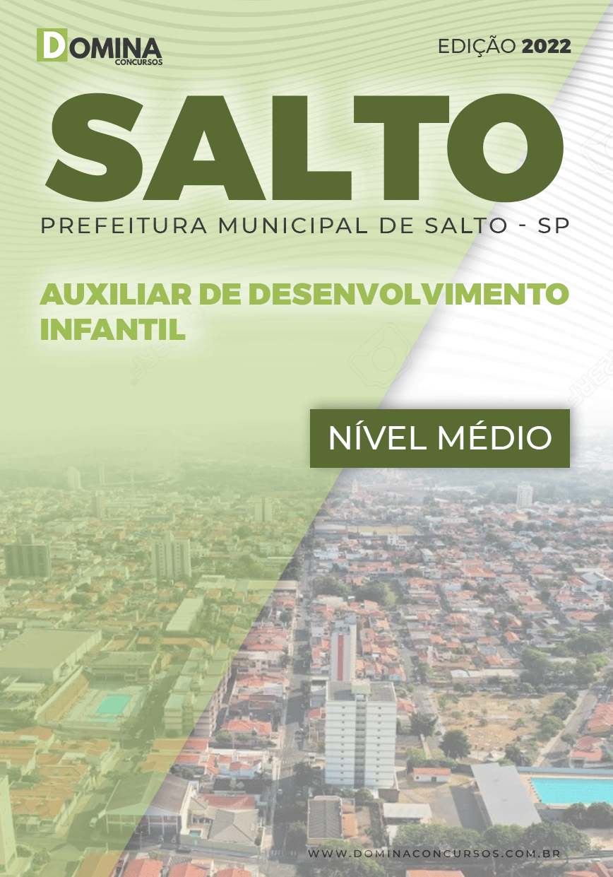 Apostila Pref Salto SP 2022 Auxiliar Desenvolvimento Infantil