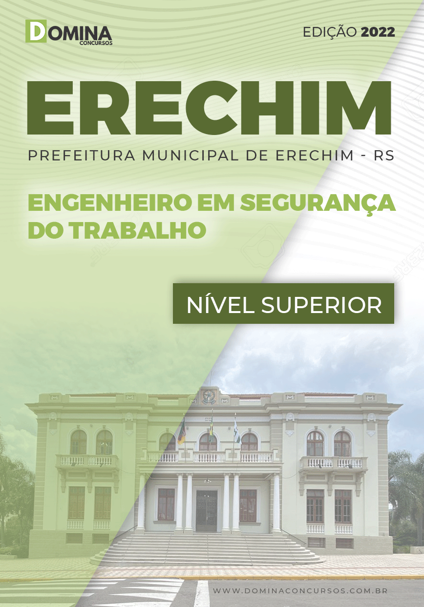 Apostila Pref Erechim RS 2022 Engenheiro Segurança Trabalho