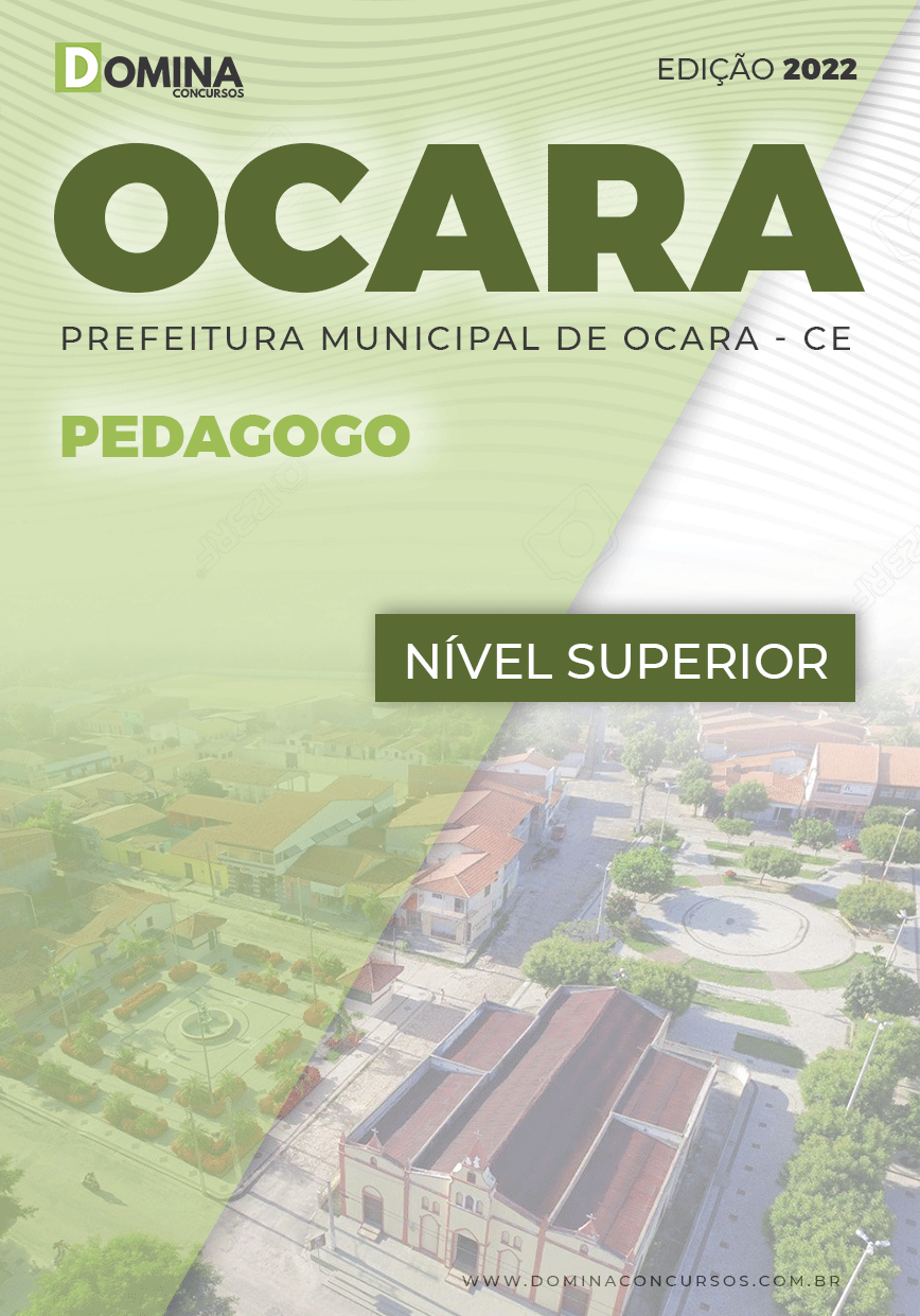 Apostila Digital Concurso Pref Ocara CE 2022 Pedagogo